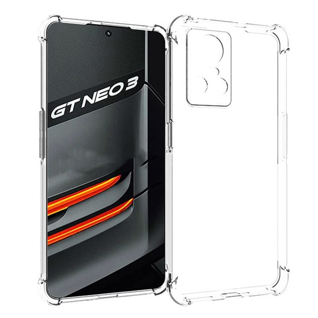 Alogy Etui na telefon pancerne ShockProof Case do Realme GT Neo 3 Global Przezroczyste