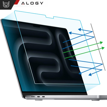 Alogy Screen Protect Film Folia ochronna Matowa na ekran do MacBook Air 15" 2023 z filtrem Anti Blue