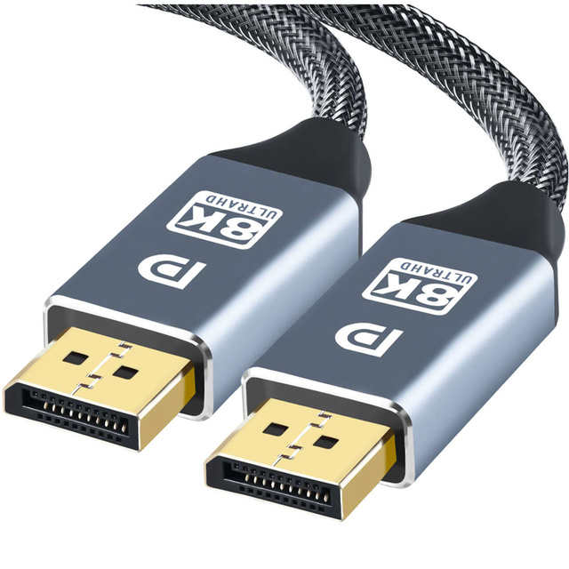 Alogy Kabel ze złączem 2x Display Port DP 1.4 8K 30AWG 1m