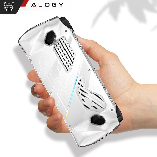 Alogy Etui do konsoli Asus Rog Ally Clear Case obudowa pokrowiec silikonowe nakładka przezroczyste