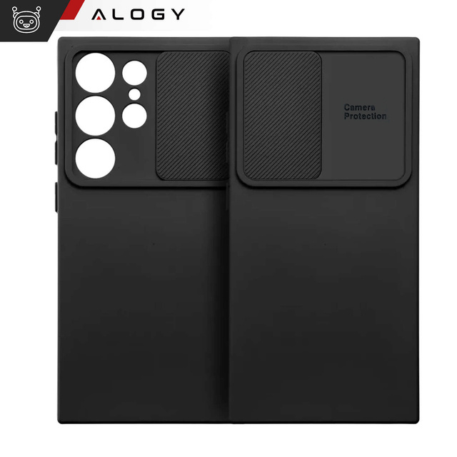 Alogy Camshield Etui do Samsung Galaxy S24 Ultra pancerne obudowa ochrona aparatu czarne