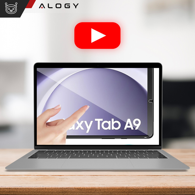2x Alogy Screen Protector Pro+ Szkło hartowane do Samsung Galaxy Tab A9 2023 8.7" 2gen X110 / X115 na ekran