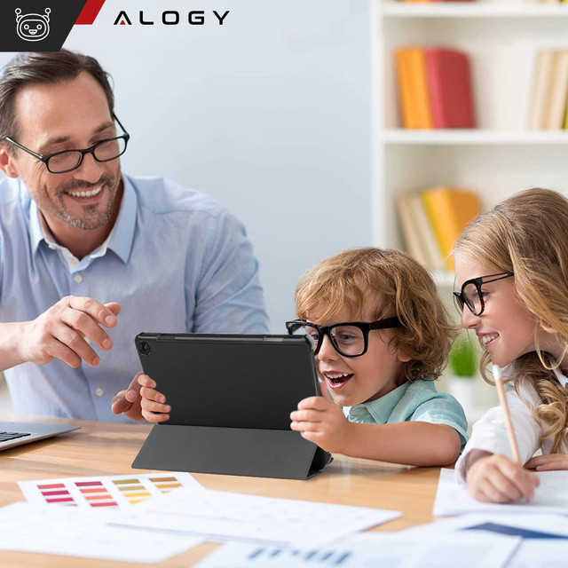 Alogy Etui na tablet do Lenovo Tab M10 3gen 3 gen 10.1” 2022 TB-328FU TB-328XU Book Cover Case Czarne