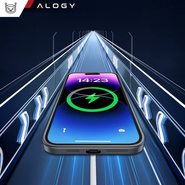Etui do Apple iPhone 16 Pro obudowa Alogy MagSafe LuxeShield™ Case z ochroną obiektywów do MagSafe Graphite Black