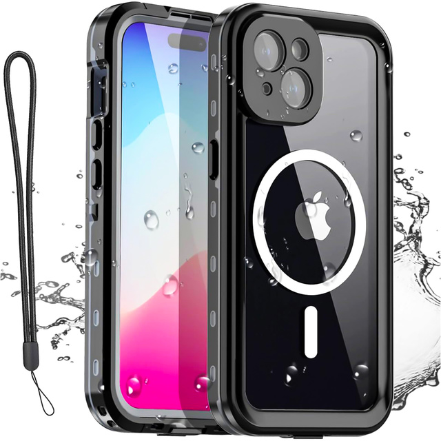 Etui do Samsung Galaxy S24 pancerne obudowa + folia na ekran hydrożelowa Case 360 Defense Pro Alogy czarne