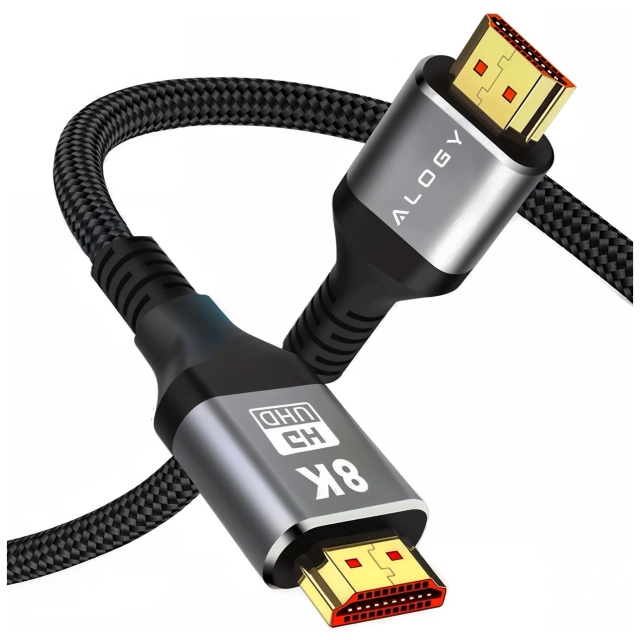 Alogy 8K Kabel HDMI 2.1 60Hz 48GBps 3m Czarny