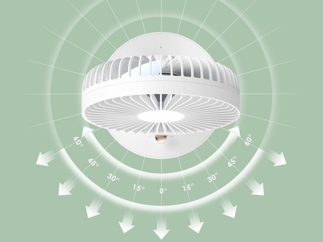 Alogy Wiatrak mocny wentylator na biurko USB Mijia Ballet Biały