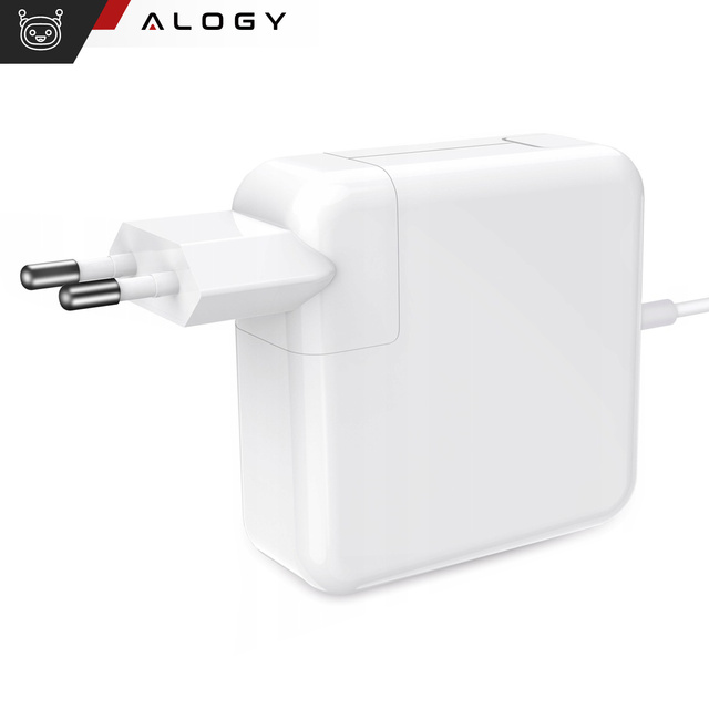 Alogy Ładowarka zasilacz do MacBooka Charger do Apple MacBook MagSafe 2 T-type 60W Biała
