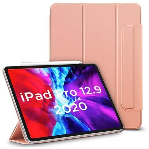 Etui na tablet obudowa ESR Rebound Magnetic do Apple iPad Pro 12.9 2020 Rose Gold