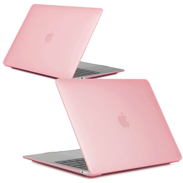 Etui Alogy Hard Case mat do Apple MacBook Air 13 2021 2020 M1 2019 2018 A2337 A2179 A1932 Różowy