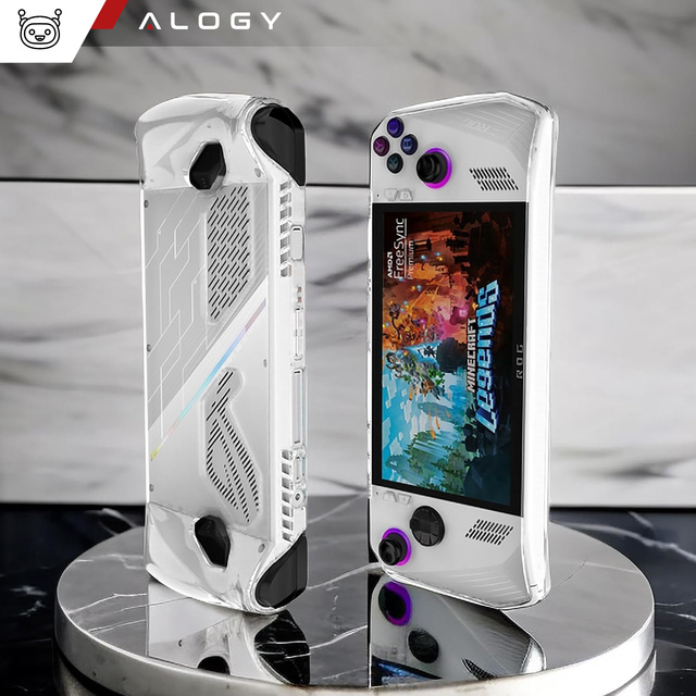Alogy Etui do konsoli Asus Rog Ally Clear Case obudowa pokrowiec silikonowe nakładka przezroczyste