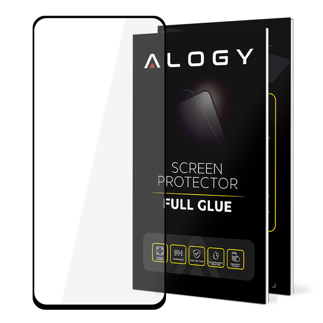 Alogy Szkło na ekran Full Glue case friendly do Realme GT 5G Czarne