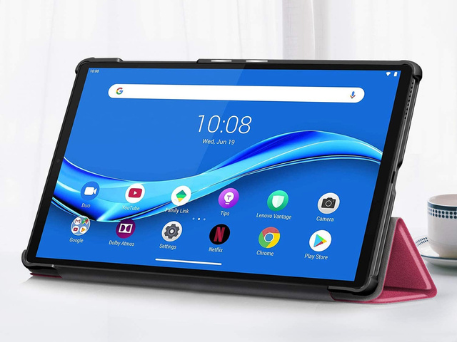Alogy Etui do tabletu Smart Book do Lenovo M10 Gen 2 TB-X306 Różowe