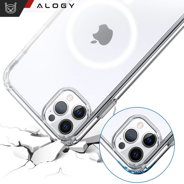 Alogy Etui ochronne na telefon MagSafe Clear Case do Apple iPhone 11 Pro Max Przezroczyste
