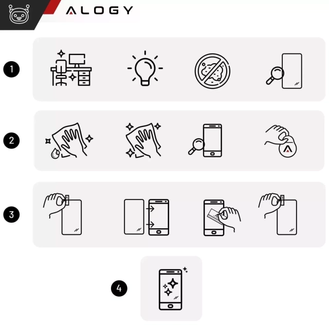 Szkło hartowane Prywatyzujące do Samsung Galaxy S23 matowa ochrona na ekran Alogy Privacy Glass