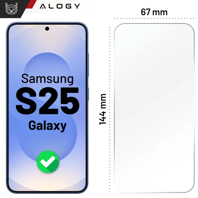 Szkło hartowane do Samsung Galaxy S25 ochronne szkiełko na ekran 9H Alogy Heavy Pro+™️