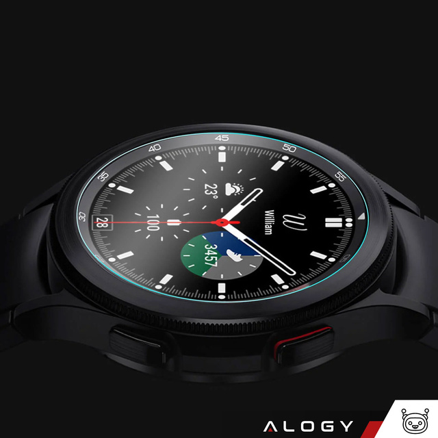 Alogy Screen Protector Watch+ 2x Szkło Hartowane ochronne na smartwatch do Samsung Galaxy Watch 6 Classic 47mm