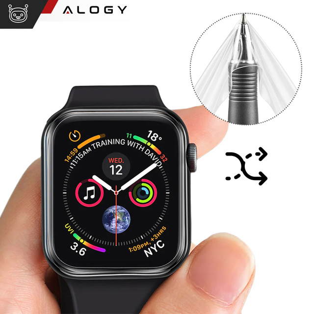 Folia ochronna Hydrożelowa hydrogel Alogy do smartwatcha do Xiaomi Amazfit GTR 47mm