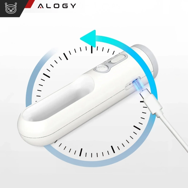 Lampka nocna LED z czujnikiem ruchu Alogy Night LED Lamp na biurko przenośna z latarką Biała