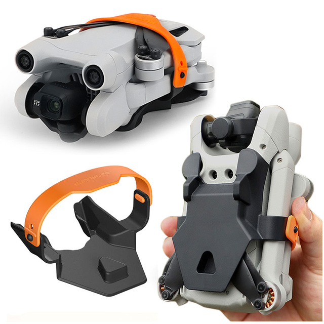 Alogy Blokada zabezpieczenie osłona śmigieł Wings opaski do drona do DJI Mini 3 Pro Czarno-pomarańczowy