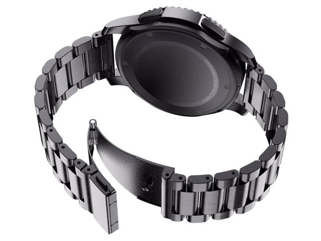 Bransoleta Stainless Steel Alogy stal nierdzewna do smartwatcha 22mm Czarny