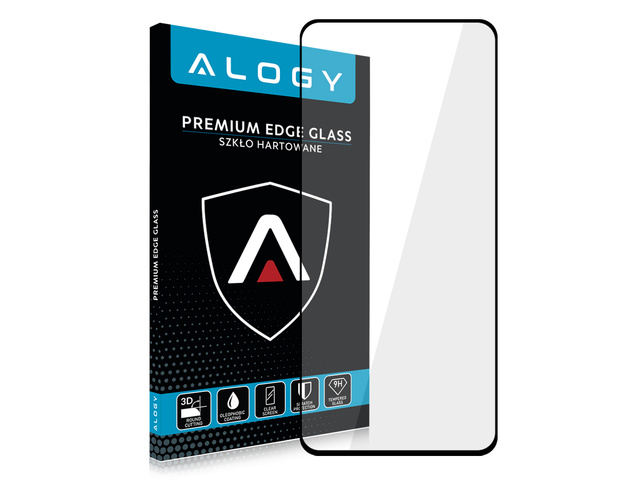 Alogy Szkło na ekran Full Glue case friendly do Xiaomi Mi 11 Lite Czarne