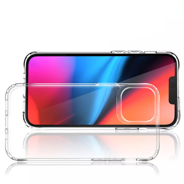 Alogy Etui na telefon ochronne obudowa Hybrid Case do Apple iPhone 13 Pro Max Przezroczyste