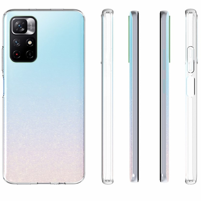 Alogy Etui na telefon silikonowe do Xiaomi POCO M4 Pro przezroczyste