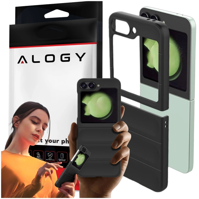 Etui ochronne na telefon Magic Shield obudowa plecki case do Samsung Galaxy Z Flip 6 Czarne