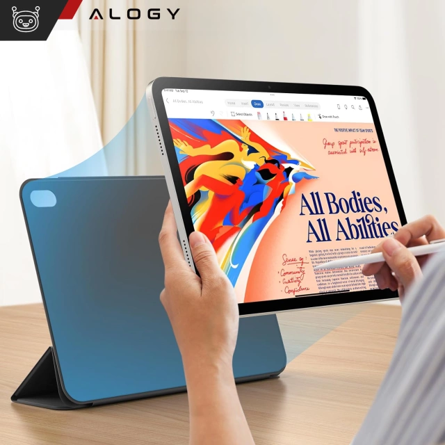 Etui magnetyczne 360 do Apple iPad 10.9" gen 10 Alogy Magnetic 360 Case obudowa ochronna na tablet Czarne