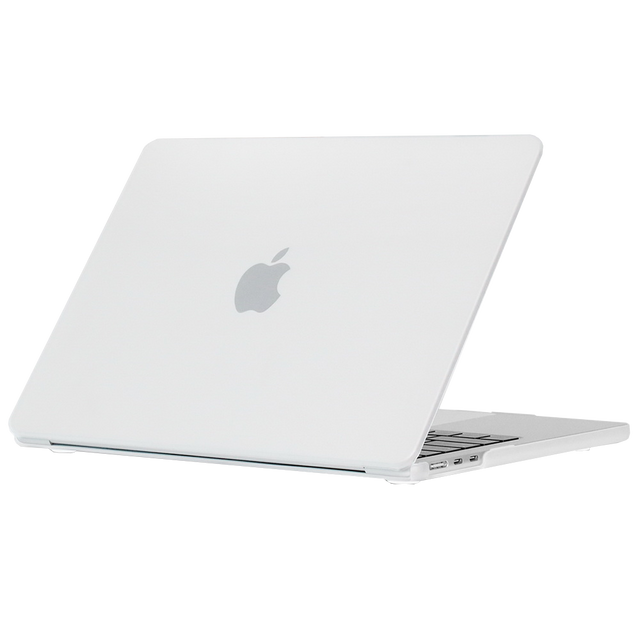 Alogy Etui Hard Case do Apple Macbook Air 13 2022 M2 Matowy Biały