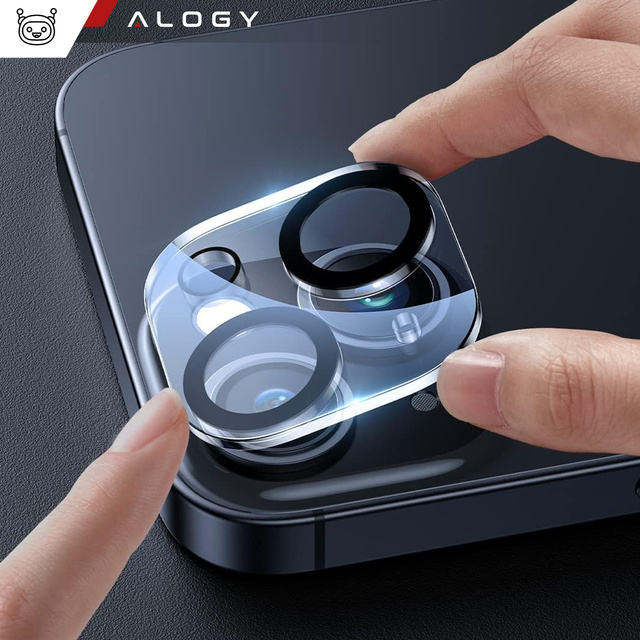  Alogy Hybrid Case Etui pancerne + 2x Szkło na ekran + 2x obiektyw do Apple iPhone 14 Plus Zestaw 5w1