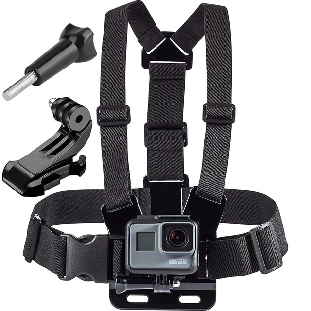 Alogy Regulowane szelki uchwyt na klatkę do GoPro Hero 10/9/8/7/6/5