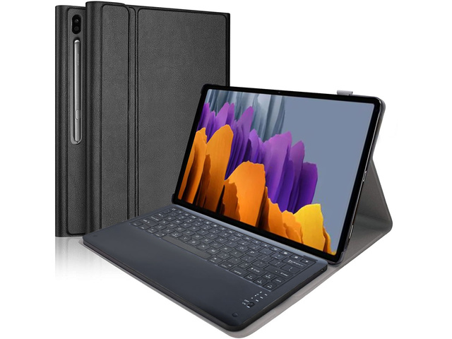 Alogy Etui Smart klawiatura bluetooth do Galaxy Tab S7 FE T730/ S7 Plus 12.4 T970/T976