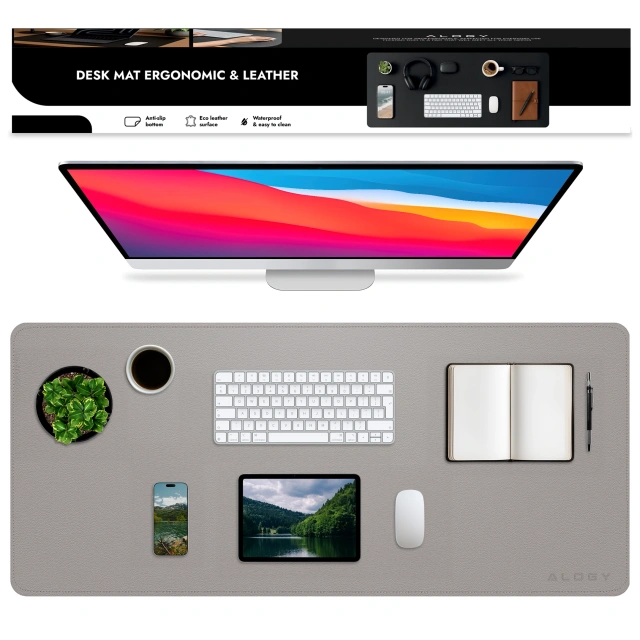 Etui ochronne do Apple Macbook Air 15 M2/M3/M4 2023/2024/2025 Alogy AirGuard™ Elastyczna obudowa Matowa Szarość