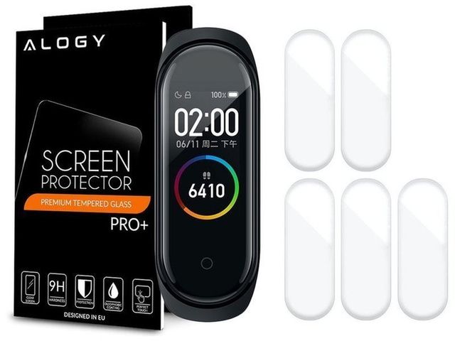 Folia na smartwatcha poliwęglanowa x5 Alogy do Xiaomi Mi Band 4