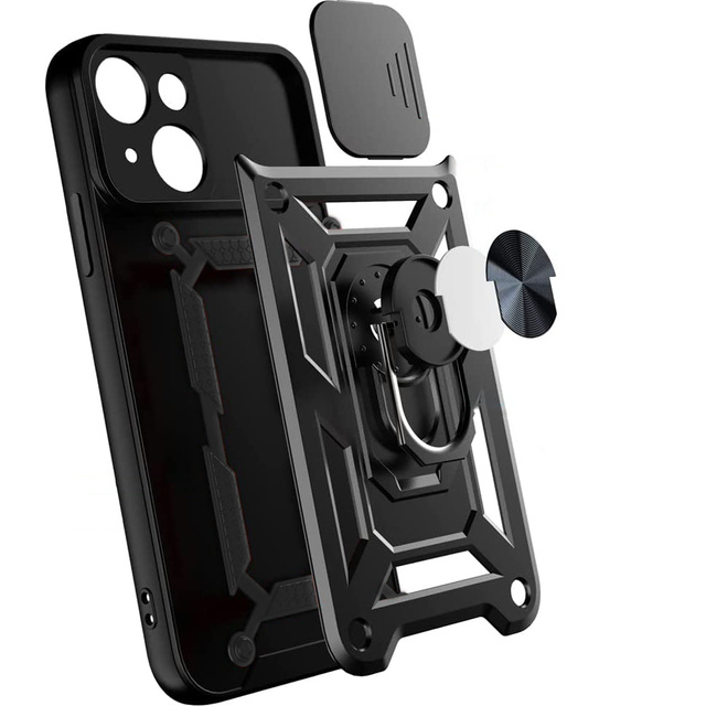  Alogy Etui na telefon Camshield Stand Ring z osłonką na aparat do Apple iPhone 13 Mini