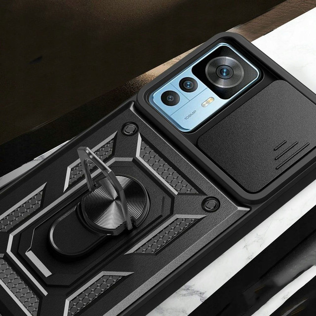 Alogy Etui Camshield Stand Ring z osłonką na aparat do Xiaomi 12T / 12T Pro