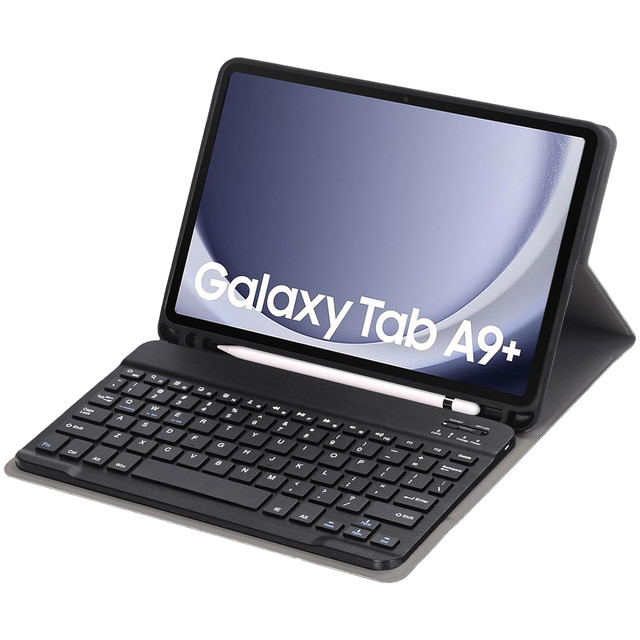 Etui z klawiaturą do Samsung Galaxy Tab A9+ Plus 2023 11" (X210/X215/X216) klawiatura Bluetooth na magnes Alogy Czarne