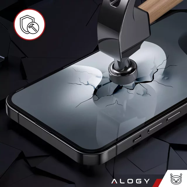 3w1 Zestaw Etui Hybrydowe + 2x Szkło hartowane do Apple iPhone 16 Pro Max obudowa ochronna Hybrydowe MagSafe z ochroną obiektywu case ochronne na telefon Alogy 3in1 Case Pack Titanium Szare