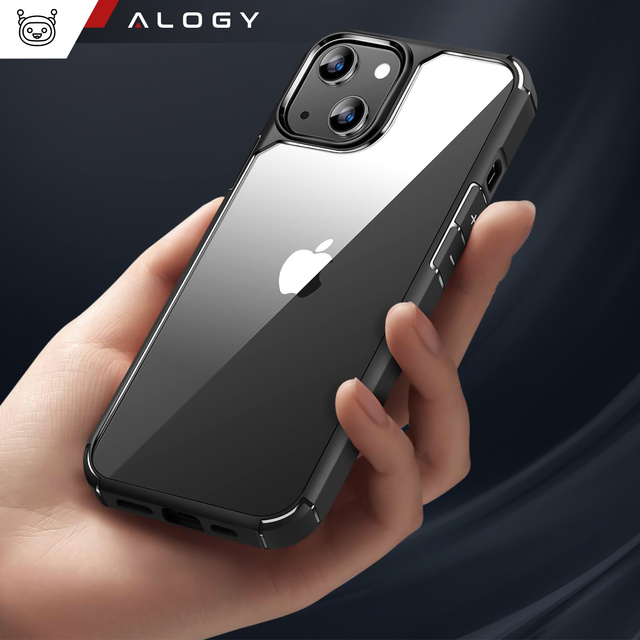  Alogy Hybrid Case Etui pancerne + 2x Szkło na ekran + 2x obiektyw do Apple iPhone 14 Plus Zestaw 5w1