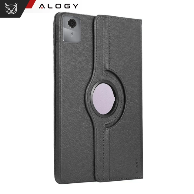 Etui 360 do Lenovo Tab K11 / K11E 11” M11 10.95" TB330FU / TB330XU / TB331FC obrotowe pokrowiec obudowa z klapką na tablet Case Alogy Czarne