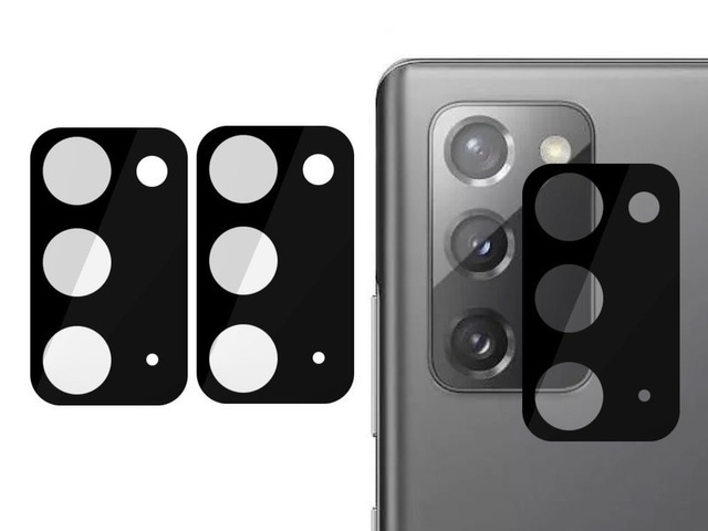 2x Szkło hartowane na tył obiektyw 3D do telefonu Samsung Galaxy Note 20 czarne