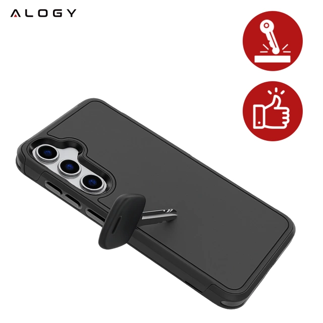 Etui do Samsung Galaxy A56 / A36 5G 2025 Pancerna Obudowa Ochronna na Telefon Wzmocniona Alogy HeavyDuty™️ Case Czarne