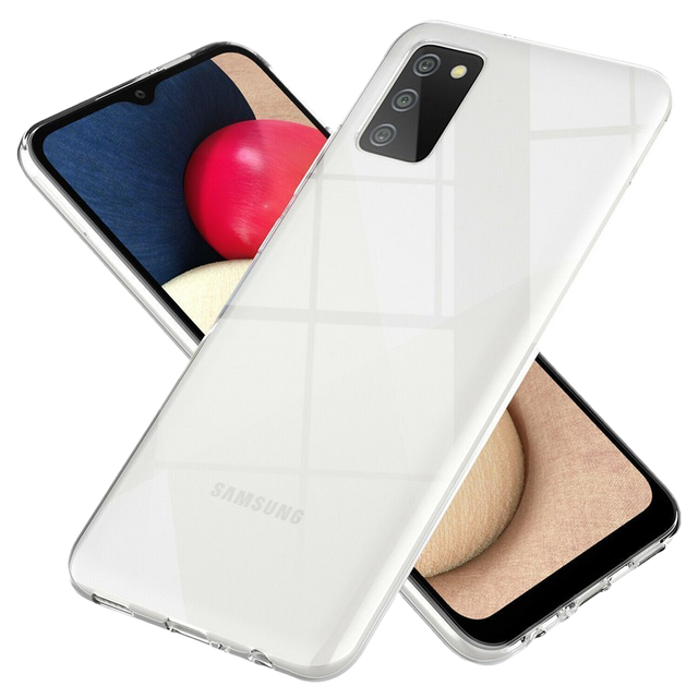 Etui na telefon silikonowe do Samsung Galaxy A02s silikonowe przezroczyste