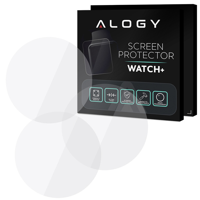 Alogy 3x Szkło Hartowane do smartwatch na ekran do Xiaomi Mi Watch S1 Active Global
