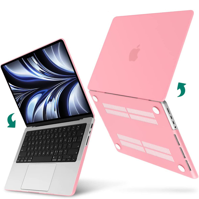 Alogy Etui na laptopa Hard Case do Apple Macbook Pro 16 2021 A2485 Matowy Różowy
