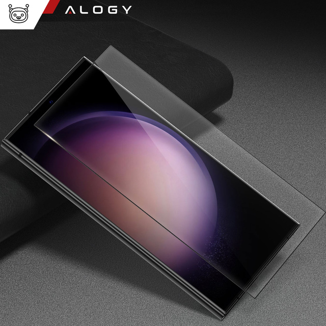 Alogy Glass z lampą UV Glue 2x Szkło hartowane do Samsung Galaxy S24 Ultra na ekran [2szt]