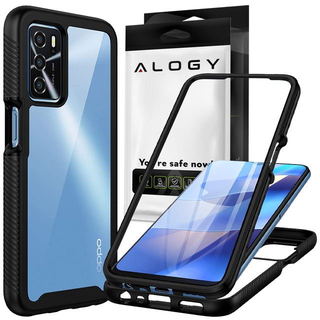 Alogy Armor Case Etui na telefon Pancerne 360 obudowa do Oppo A54s/ A16/ A16s
