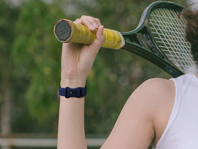 Alogy Sportowy gumowy pasek do smartwatcha do Apple Watch 38/40/41mm Granatowy